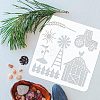 Plastic Reusable Drawing Painting Stencils Templates DIY-WH0172-903-3