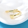 Brass Cuff Rings for Women RJEW-U044-N-2