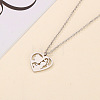 Mother's Day 304 Stainless Steel Necklaces WG8B3FE-02-2