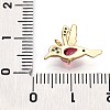 Brass Micro Pave Cubic Zirconia Charms X-KK-N261-11G-3