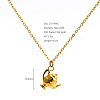 304 Stainless Steel Pendant Necklaces for Women WG45467-01-1