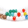 Glass Beads Strands GLAA-F106-B-12-3