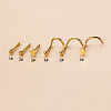 316L Surgical Stainless Steel Fishtail Nose Rings WG6A6FF-05-1