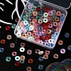 160Pcs 8 Colors Handmade Luminous & Gold Foil Lampwork Beads LAMP-CJ0001-38-6