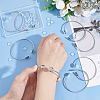 Unicraftale 8Pcs Adjustable 304 Stainless Steel Cuff Bangle Making STAS-UN0040-43-2