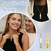 2Pcs 304 Stainless Steel Perfume Bottle Pendants DIY-PH0036-95-5