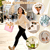 20Pcs 3 Styles Paper Gift Tote Bags with Polyester Gold Ribbon ABAG-WA0001-36A-7