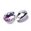 Faceted Teardrop Glass Pendants GLAA-O008-A22-3