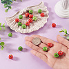 20Pcs 2 Colors Handmade Porcelain Beads PORC-TA0001-69-6