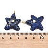 Dyed Natural Lapis Lazuli Pendants G-H353-01G-05-3