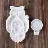 Halloween Owl Skull Candle Holder DIY Silicone Statue Molds SIL-F007-05-3