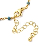Brass Chain Necklace Making KK-K337-13G-4