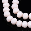 Opaque Solid Color Glass Beads Strands LS-EGLA-A034-P4mm-D33-4