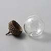 Glass Ball Pendants FIND-WH0034-11E-2