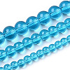 Transparent Glass Beads Strands GLAA-T032-T4mm-06-4