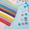 1350Pcs 10 Colors Lucky Star Origami Paper DIY-WH0349-211-4