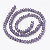 Opaque Solid Color Glass Beads Strands LS-EGLA-A034-P4mm-D11-2