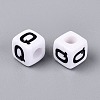 Opaque Acrylic Beads SACR-N020-04A-Q-2