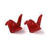 Rack Plating Spray Painted Alloy Beads PALLOY-T091-31E-1
