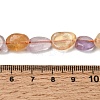 Natural Amethyst and Citrine Beads Strands G-D0002-D77-8