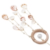 Natural Shell Pendant Decorations HJEW-TA00477-3