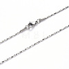304 Stainless Steel Coreana Chain Necklace NJEW-S420-006C-P-1