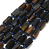 Dyed Natural Blue Tiger Eye Beads Strands GG-CBA295D-01-2