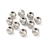 Rack Plating Brass Spacer Beads KKB-I709-03E-P-2