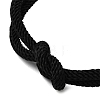 3MM Round Nylon Braided Cord Bracelet Making FB-CBAA152-03G-40-3