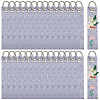 30Pcs Non-Woven Fabric Keychains KEYC-SP0001-64B-1