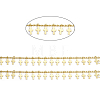 Handmade Brass Curb Chains CHC-E020-09G-1
