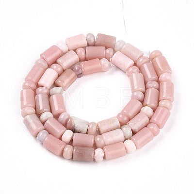 Natural Pink Opal Beads Strands G-N346-03A-09-1