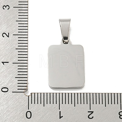 Vacuum Plating 304 Stainless Steel Pave Natural White Shell Pendants STAS-S130-03P-O-1