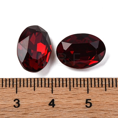 Glass Rhinestone Cabochons RGLA-A026-06B-208-1