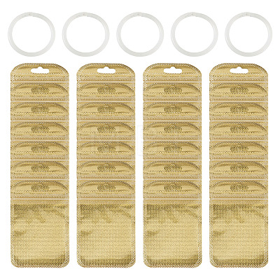 50Pcs Rectangle Plastic Resealable Packaging Bags OPP-TA0001-30B-1