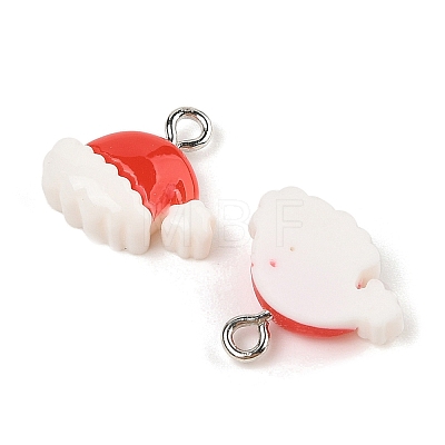 Christmas Theme Opaque Resin Pendants RESI-S08-02D-1