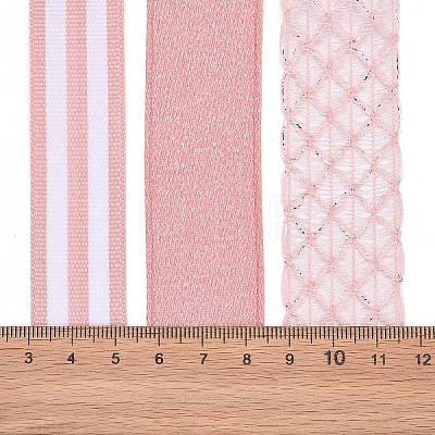 9 Yards 3 Styles Polyester Ribbon SRIB-A014-B05-1