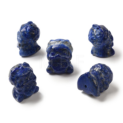 Natural Lapis Lazuli Carved Beads G-P550-10-1