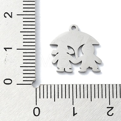 Non-Tarnish 304 Stainless Steel Charms STAS-C097-32P-1