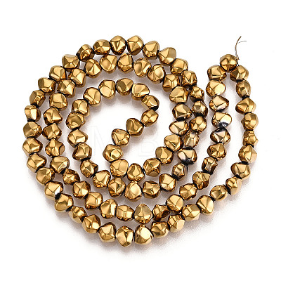Electroplate Glass Beads Strands EGLA-N017-05A-B02-1