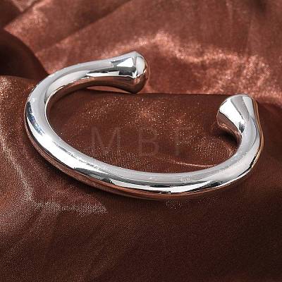 304 Stainless Steel Cuff Bangles BJEW-S161-07P-1