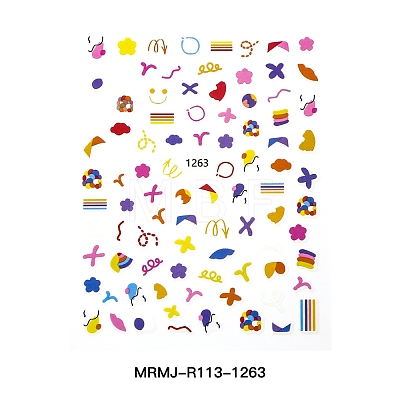 Nail Art Stickers Decals MRMJ-R113-1263-1