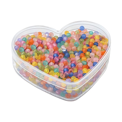 31g Frosted Transparent Acrylic Beads MACR-FS0001-37-1