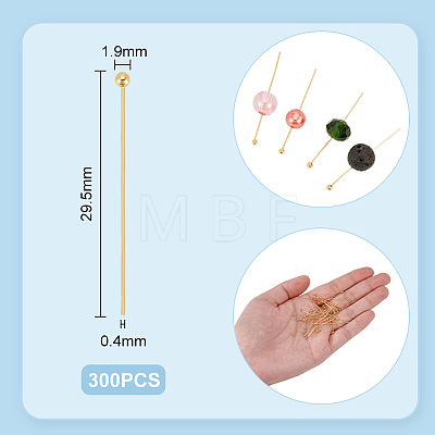 Brass Ball Head Pins KK-UN0003-31A-1
