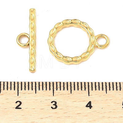 304 Stainless Steel Toggle Clasps STAS-E204-03G-1