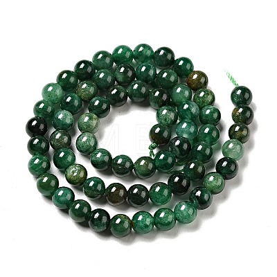 Natural Fuchsite Beads Strands G-D470-12A-1-1