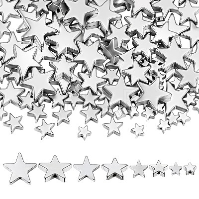120Pcs 4 Styles Electroplated Synthetic Non-magnetic Hematite Beads Strands G-PH0003-41-1