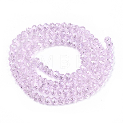 Electroplate Glass Beads Strands EGLA-A044-T8mm-A10-1