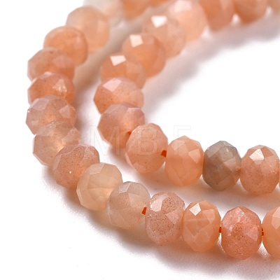 Natural Sunstone Beads Strands G-K312-09B-1