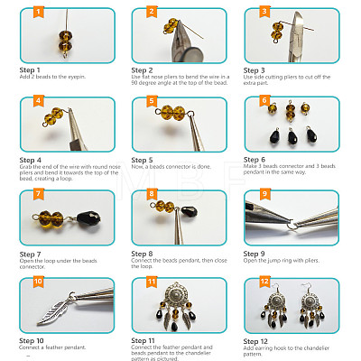 DIY Earring Making DIY-SC0004-51-1